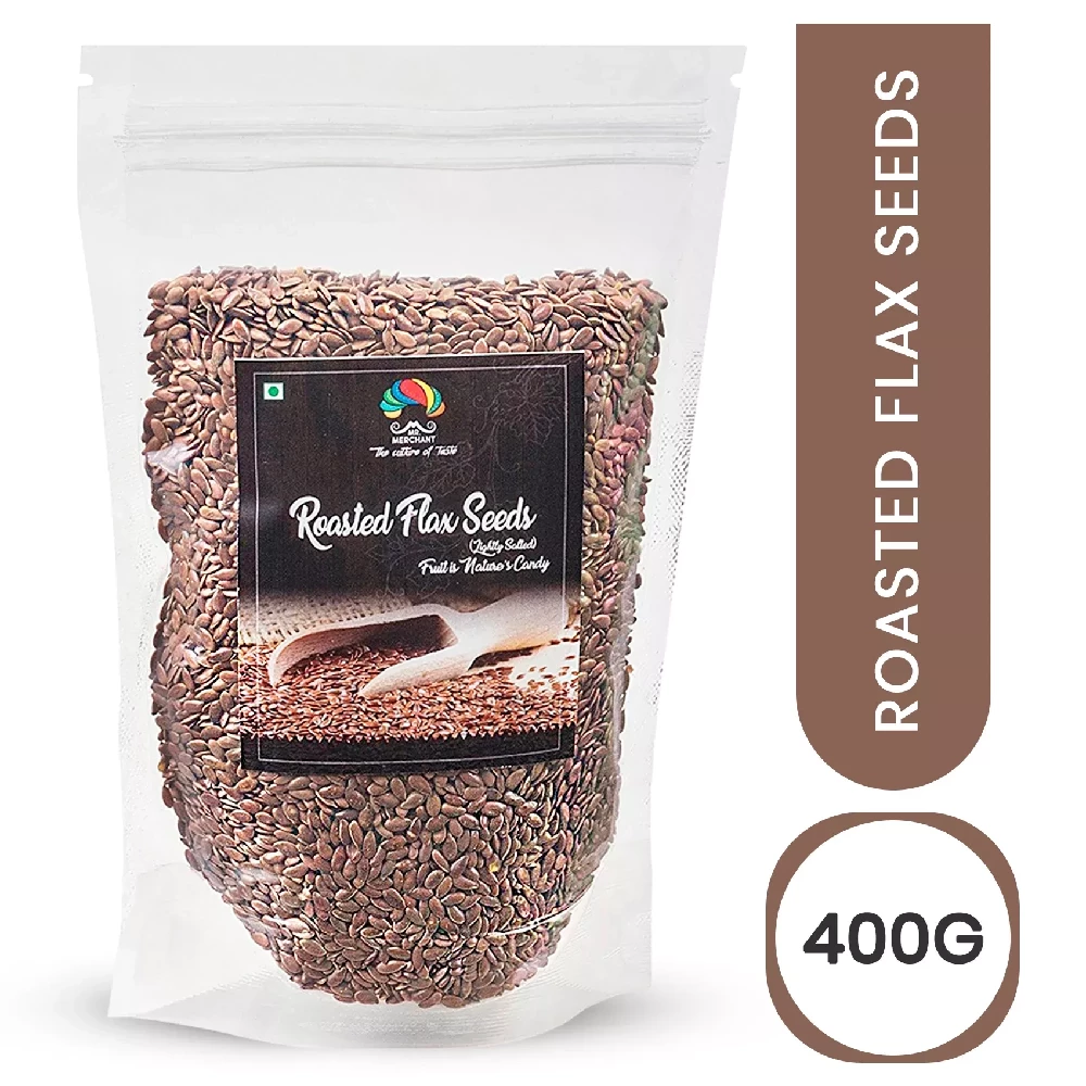 Flax Seeds (Roasted), 400g-1.webp